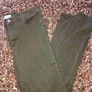 Olive Green Skinny Jeans